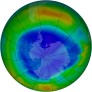 Antarctic Ozone 2009-08-23